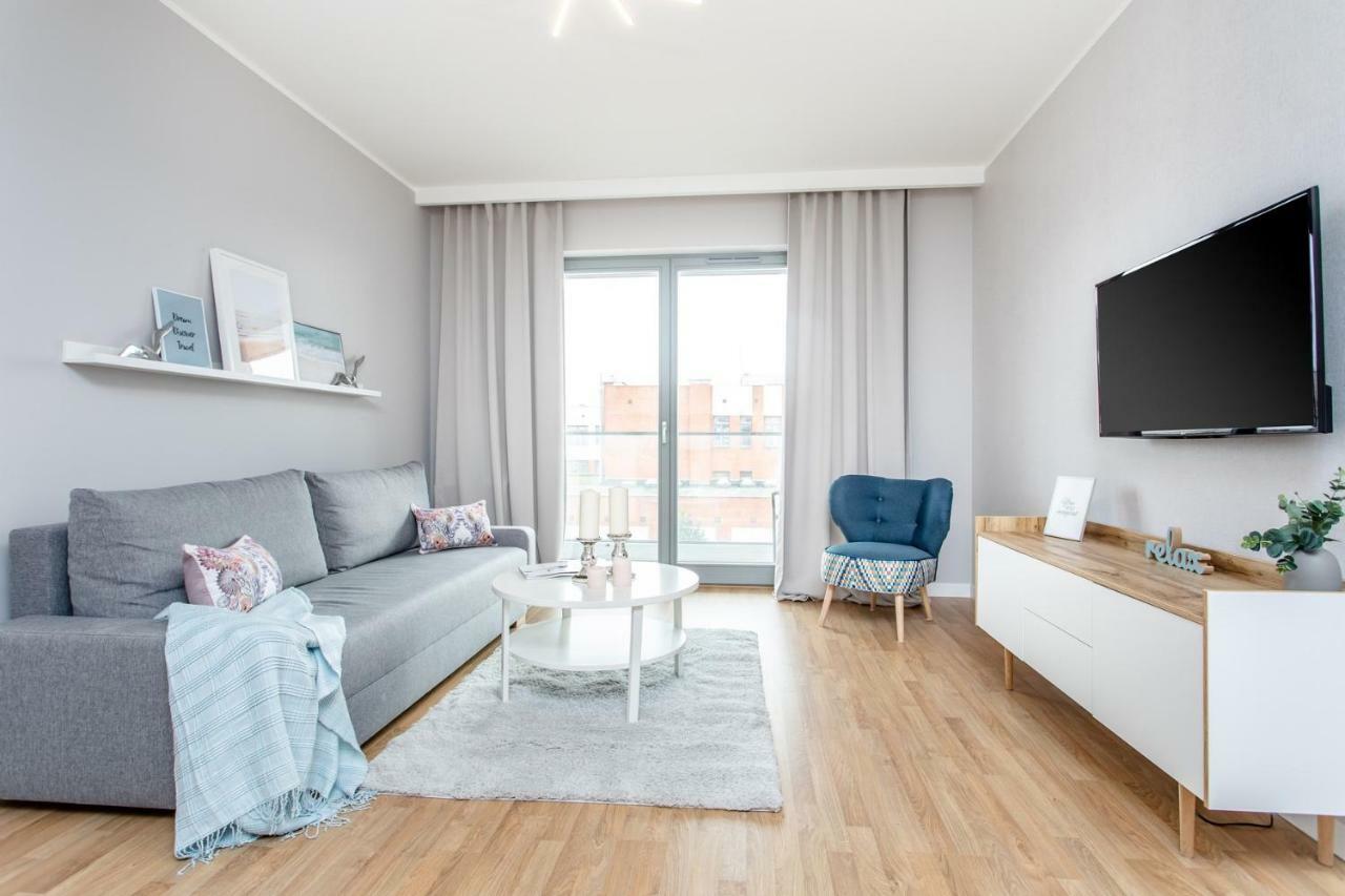 Seaside Beach Przy Plazy - Parking - Praia Apartments - Ergo Polsat Plus Arena Gdańsk Eksteriør bilde